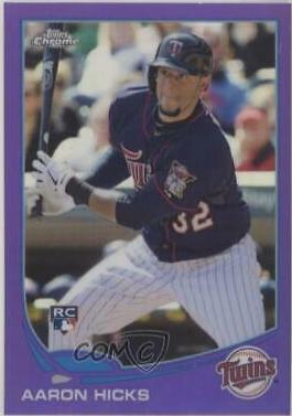 Aaron Hicks [Purple Refractor] #179