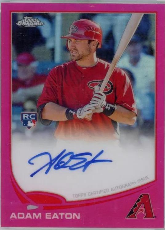 Adam Eaton [Pink Refractor Autograph] #155