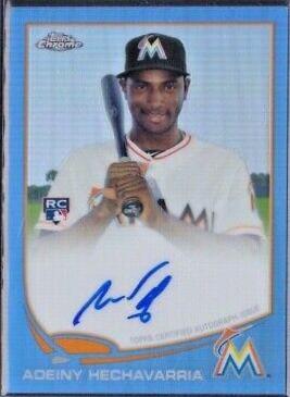 Adeiny Hechavarria [Autograph Blue Refractor] #116
