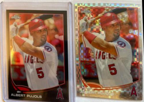 Albert Pujols [Pre Swing Black Refractor] #136
