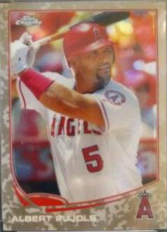 Albert Pujols [Pre Swing Camo Refractor] #136