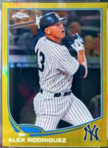 Alex Rodriguez [Gold Refractor] #168