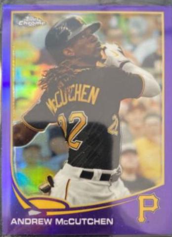 Andrew McCutchen [Swinging Purple Refractor] #49