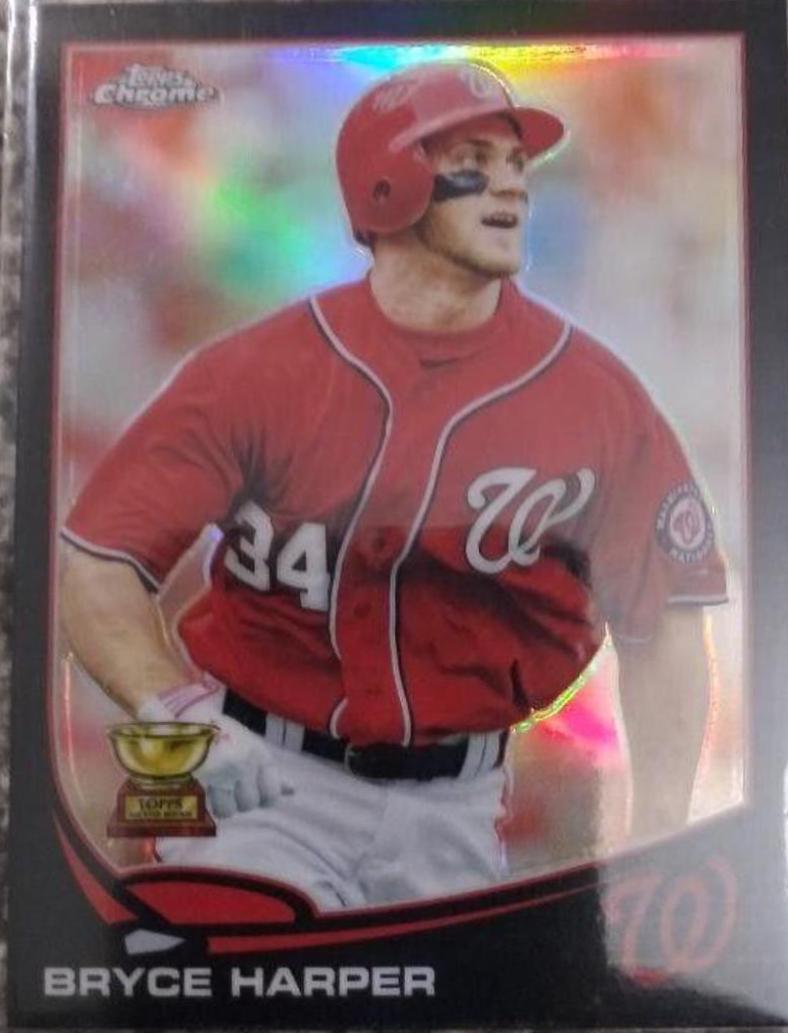 Bryce Harper [Watching Ball Black Refractor] #220