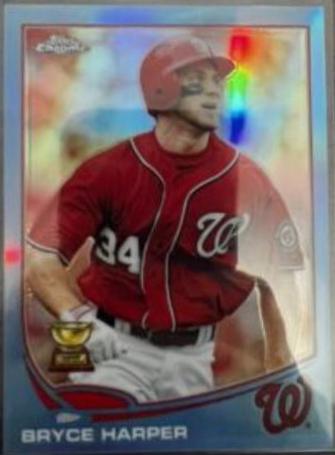 Bryce Harper [Watching Ball Blue Refractor] #220