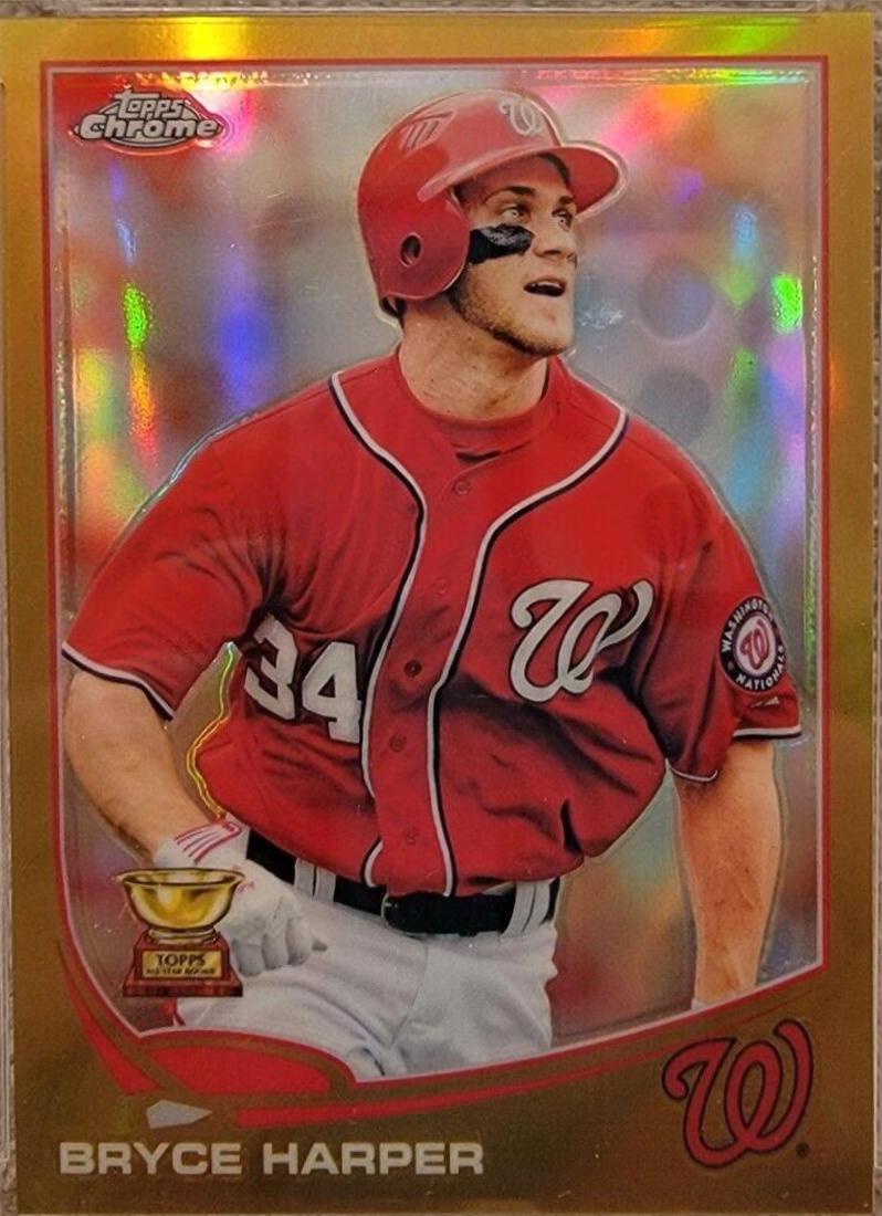 Bryce Harper [Watching Ball Gold Refractor] #220