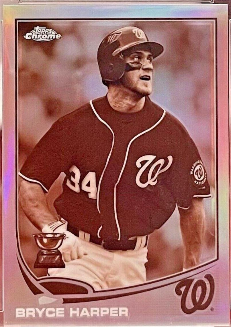 Bryce Harper [Watching Ball Sepia Refractor] #220