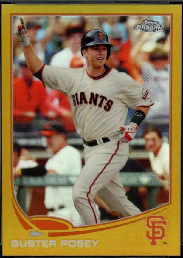 Buster Posey [Celebrating Gold Refractor] #200