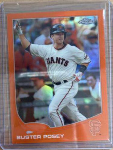 Buster Posey [Celebrating Orange Refractor] #200