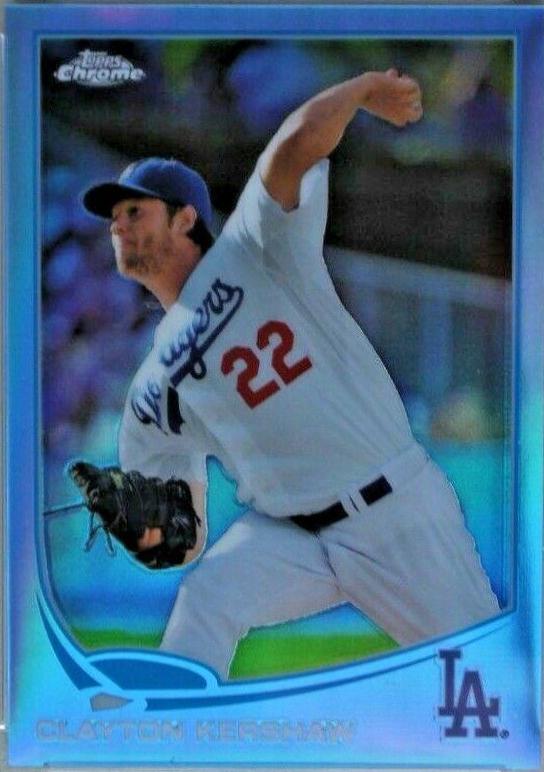 Clayton Kershaw [Pitching Blue Refractor] #175
