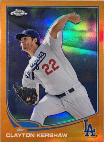 Clayton Kershaw [Pitching Orange Refractor] #175