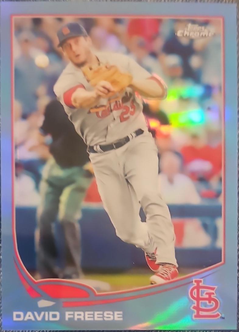 David Freese [Blue Refractor] #135