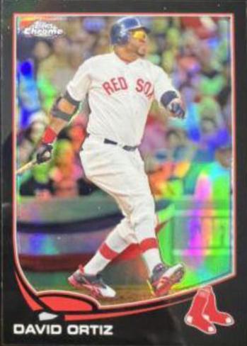 David Ortiz [Swinging Black Refractor] #79
