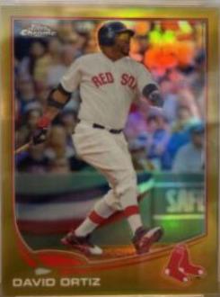 David Ortiz [Swinging Gold Refractor] #79