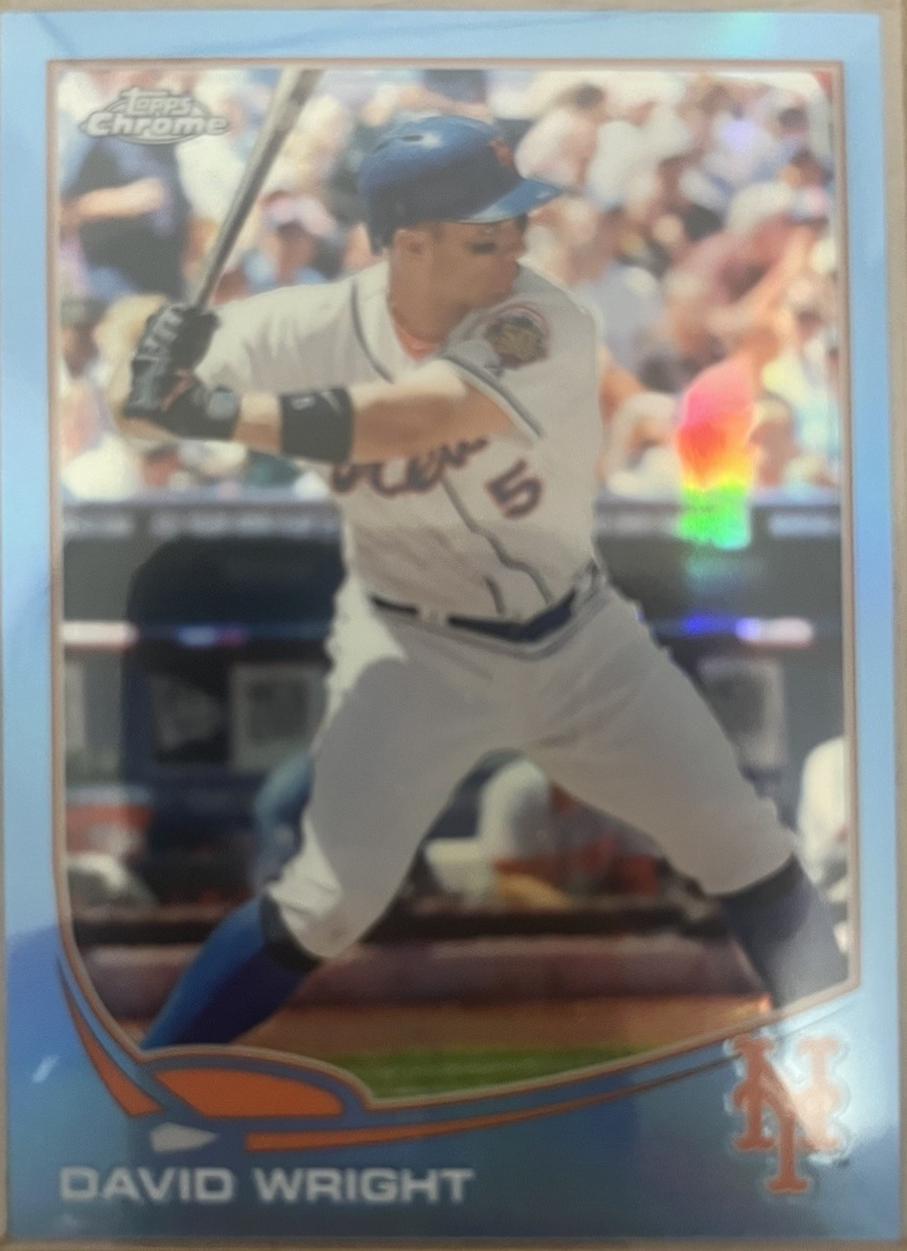 David Wright [Blue Refractor] #142