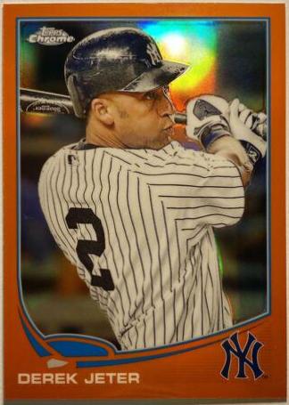 Derek Jeter [Orange Refractor] #10
