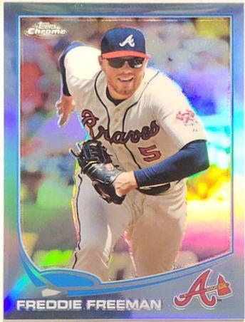Freddie Freeman [Running Blue Refractor] #219