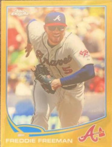 Freddie Freeman [Running Gold Refractor] #219