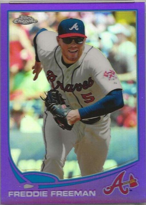 Freddie Freeman [Running Purple Refractor] #219