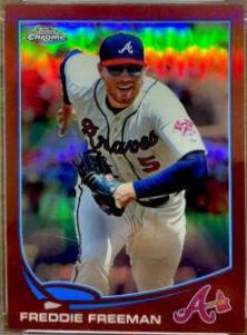 Freddie Freeman [Running Red Refractor] #219