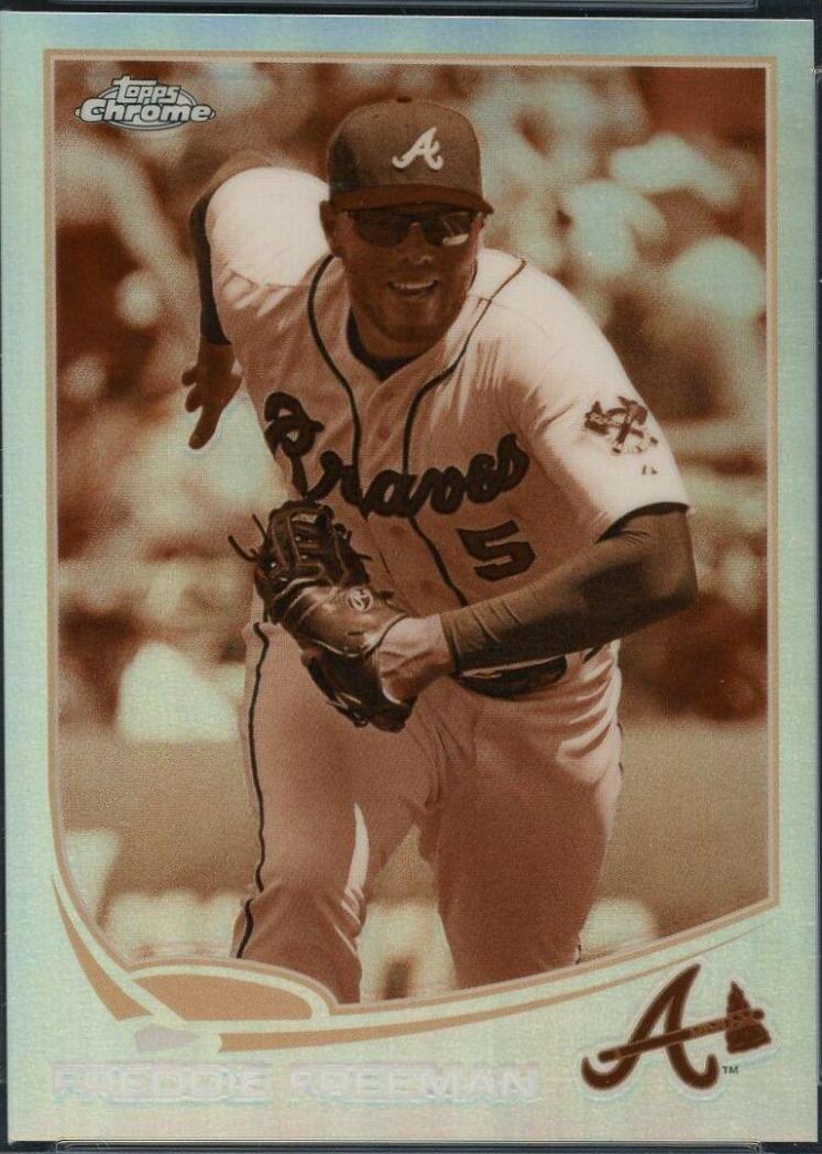 Freddie Freeman [Running Sepia Refractor] #219