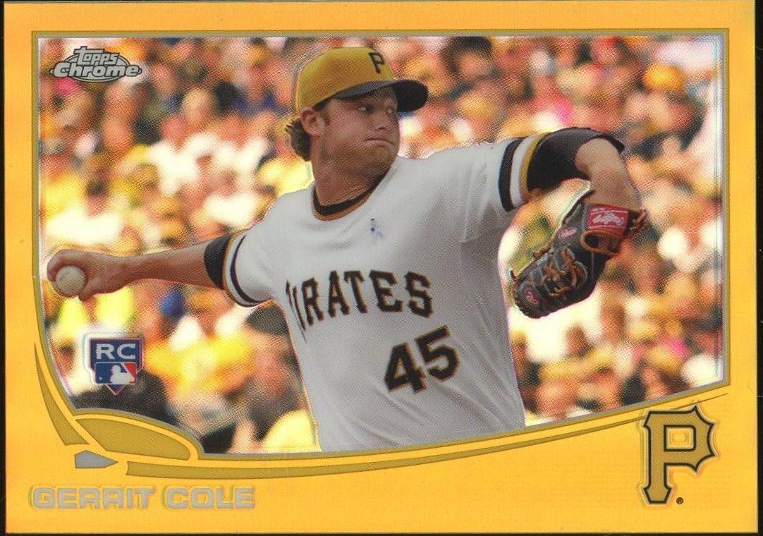 Gerrit Cole [Pitching Gold Refractor] #210