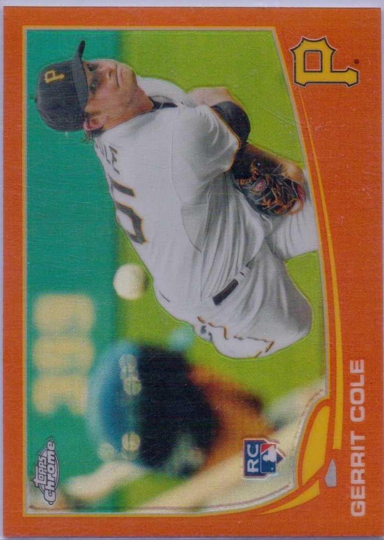 Gerrit Cole [Pitching Orange Refractor] #210