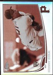 Gerrit Cole [Pitching Sepia Refractor] #210