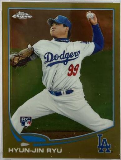 Hyun Jin Ryu [Pitching Gold Refractor] #25