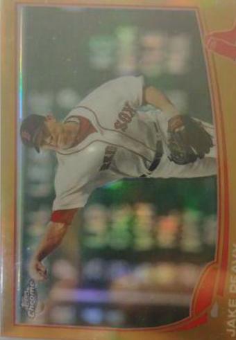 Jake Peavy [Gold Refractor] #47