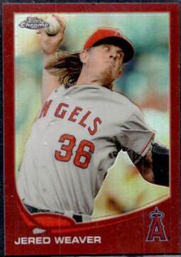 Jered Weaver [Camo Refractor] #106