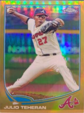 Julio Teheran [Gold Refractor] #23