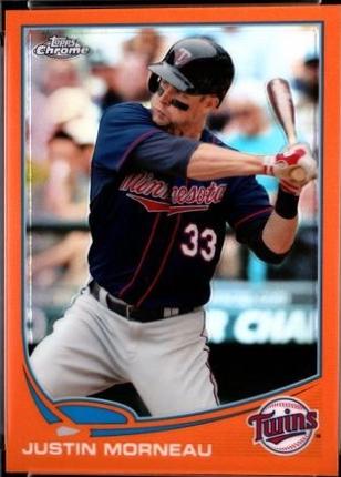 Justin Morneau [Orange Refractor] #217