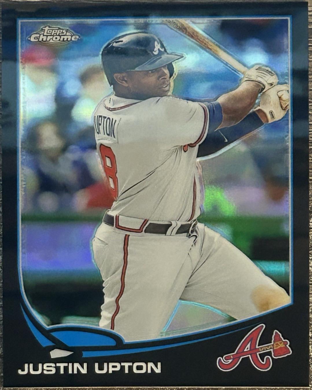 Justin Upton [Black Refractor] #143