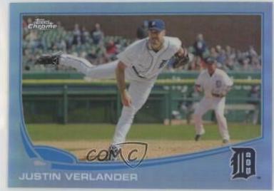 Justin Verlander [Blue Refractor] #150