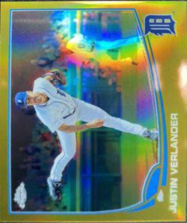 Justin Verlander [Gold Refractor] #150