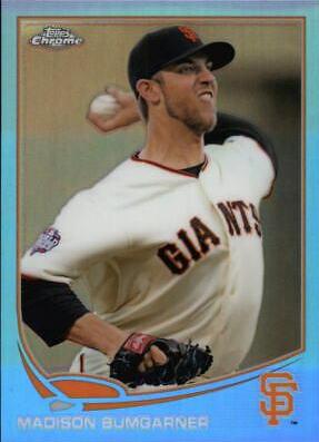 Madison Bumgarner [Blue Refractor] #37