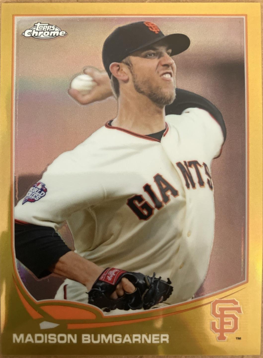 Madison Bumgarner [Gold Refractor] #37