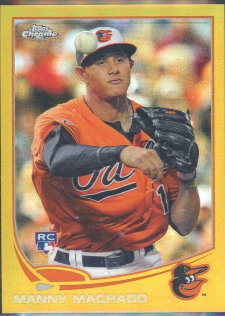 Manny Machado [Gold Refractor] #12