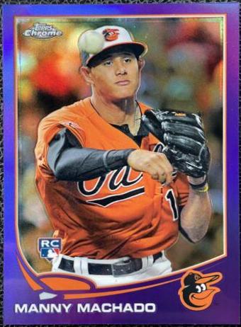 Manny Machado [Purple Refractor] #12
