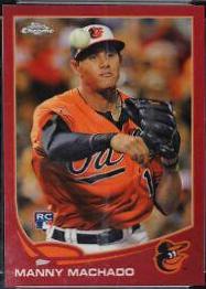 Manny Machado [Red Refractor] #12