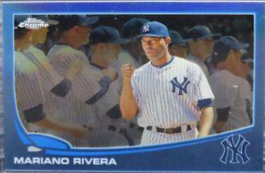 Mariano Rivera [Walking Blue Refractor] #118