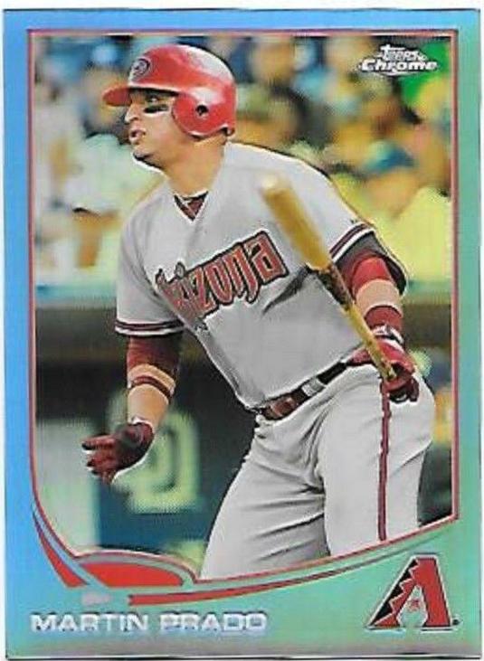 Martin Prado [Blue Refractor] #188