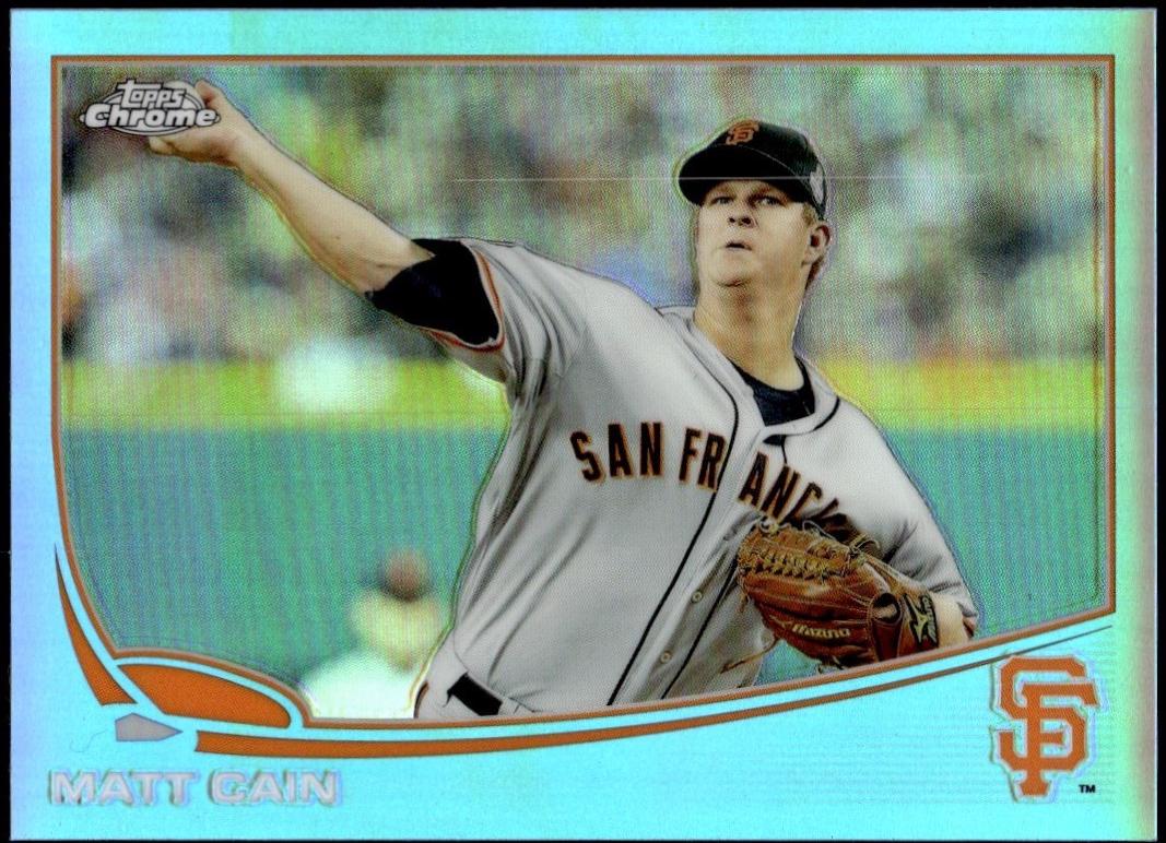 Matt Cain [Blue Refractor] #8