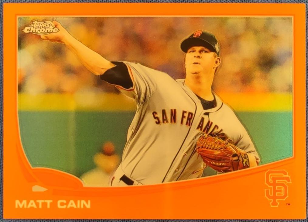 Matt Cain [Orange Refractor] #8