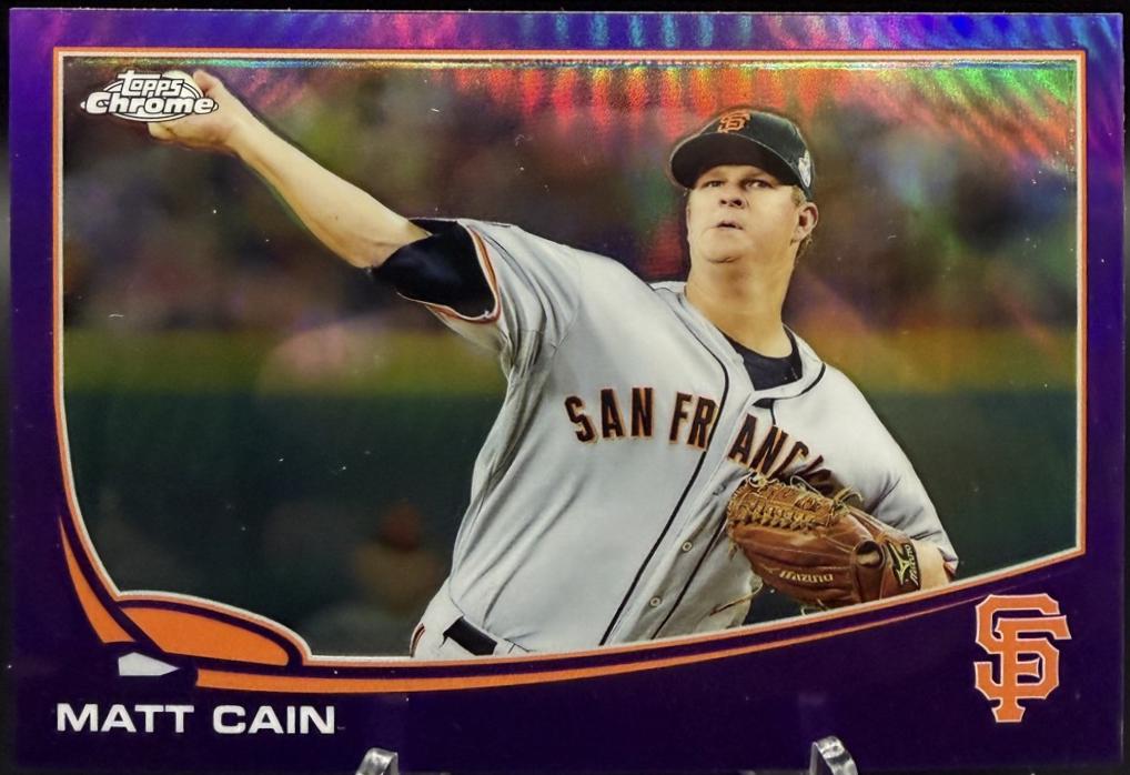 Matt Cain [Purple Refractor] #8