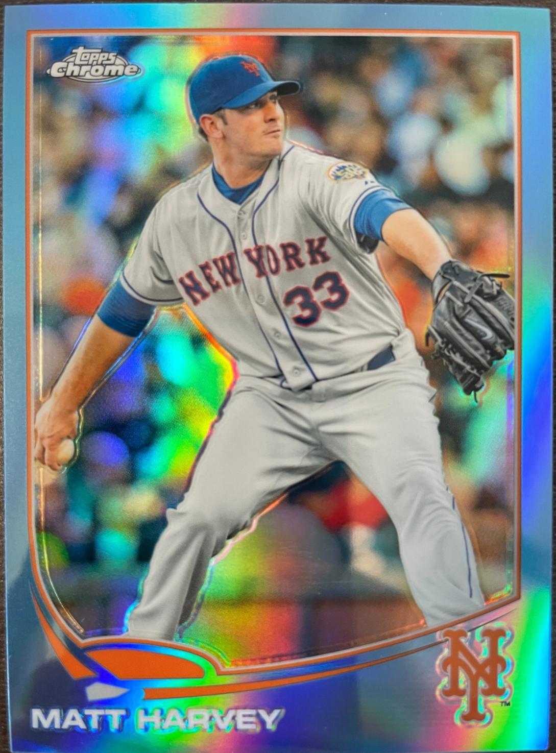 Matt Harvey [Blue Refractor] #117