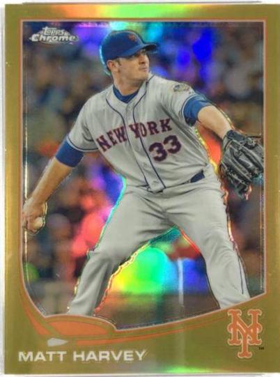 Matt Harvey [Gold Refractor] #117