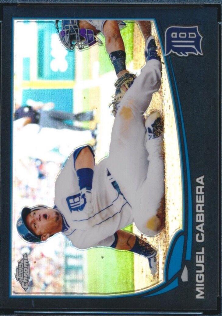 Miguel Cabrera [Sliding Black Refractor] #100
