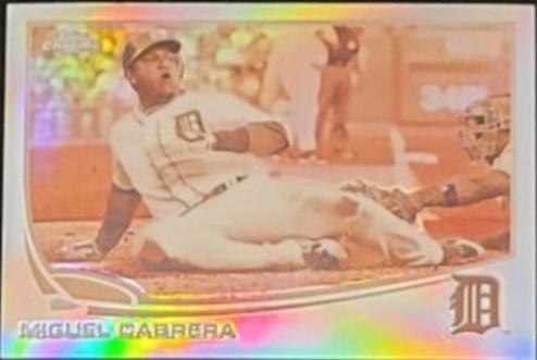 Miguel Cabrera [Sliding Sepia Refractor] #100